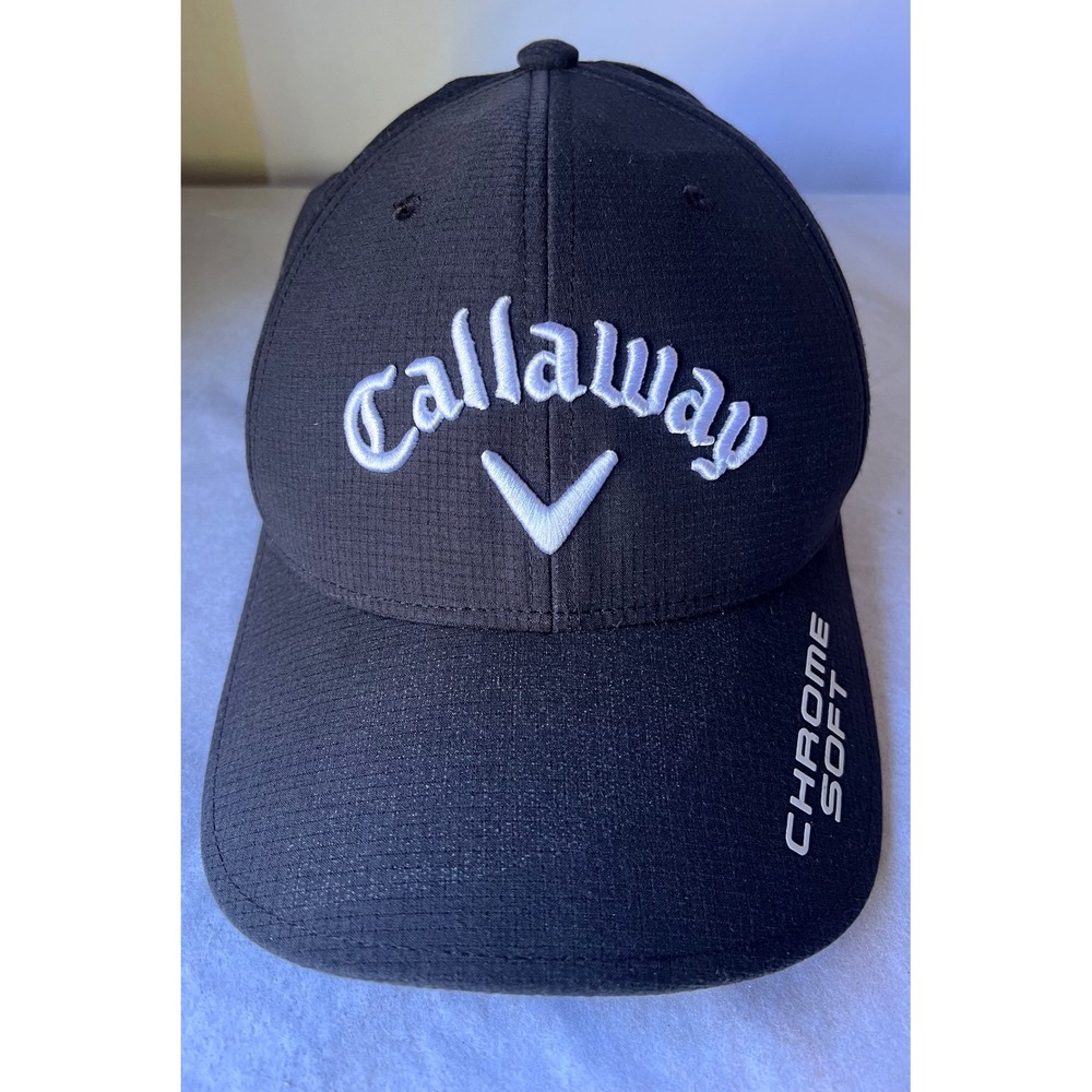 Callaway Tour Authentic Golf Hat Black Chrome Soft Apex Paradym Odyssey Cap